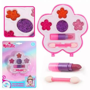 Imagem de Estojo De Maquiagem Flor Para Crianças Make Star - Unitoys