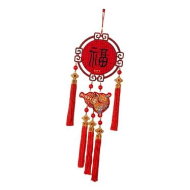 Imagem de shamjina Decoração de Ano Chinês para Pendurar na Entrada, Placa Decorativa para Janela ou Sala de Estar - Ideal para Pendurar na Janela ou Sala de Estar, Style a