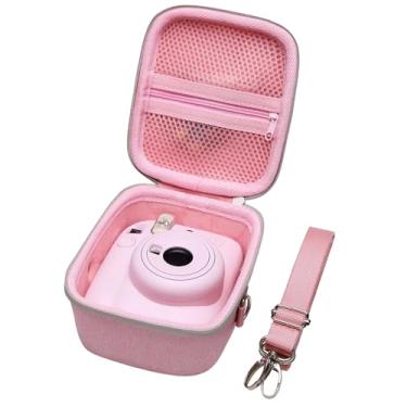 Imagem de XANAD Capa Rosa Para Câmera Instantânea Fujifilm Instax Mini 12/11/10/9/8/7 - Bolsa De Transporte Protetora Com Alça Ombro, Zdxtdmj472 Eua