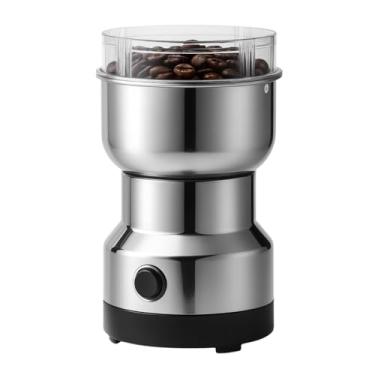 Imagem de Moedor Elétrico de Especiarias 110V em Aço Inox, Tritura Café, Pimenta, Canela, Ervas, Grãos e Temperos com Potência de 150W Compacto e Baixo Ruido