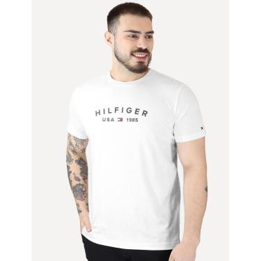 Imagem de Camiseta Tommy Hilfiger Masculina Fathers Arc USA Branca-Masculino