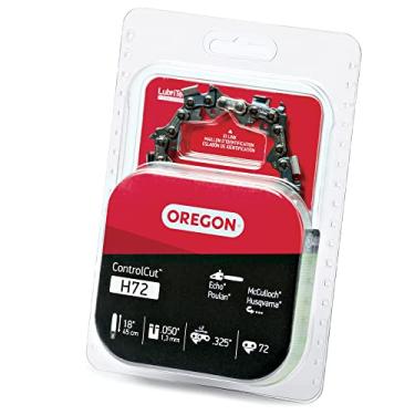 Imagem de Oregon Corrente de motosserra de substituição H72 ControlCut para barra guia de 45 cm, 72 elos de transmissão, passo: 0,325 polegadas, calibre 0,127 cm, cinza