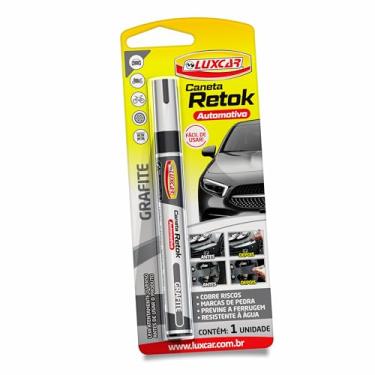 Imagem de Luxcar - Caneta Retok Automotivo Tira Riscos - Cor Grafite