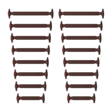 Imagem de Kit Cadarços de Silicone Elástico (Marrom)