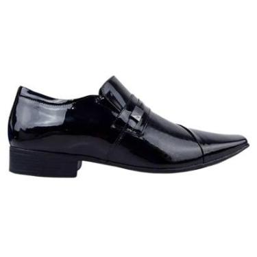 Imagem de Sapato Social Masculino Jota Pe 77704 Verniz Preto-Masculino