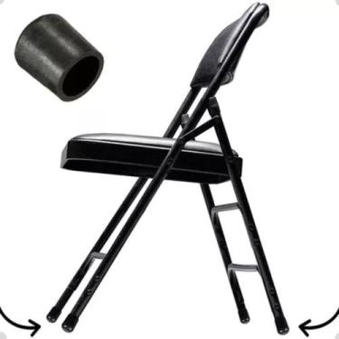 Imagem de Ponteira Pé Cadeira 3/4" Redonda Borracha Com 20 Pçs Forsan