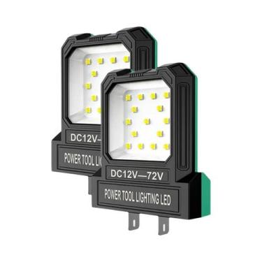 Imagem de Lanterna De Trabalho LED 14W Para Baterias Li-ion 20V-21V Makita, Milw