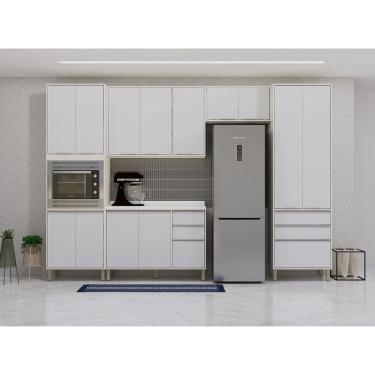 Imagem de Cozinha Modulada Compacta 5 Pecas com Tampo Art Luciane Moveis