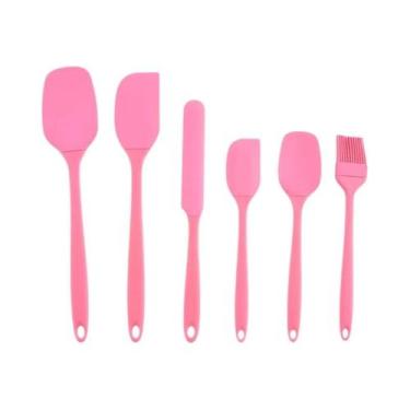 Imagem de Conjunto De Utensílios De Cozinha Em Silicone Creme Com 6 Peças: Espát
