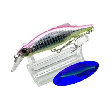 Imagem de Isca Artificial Minnow UV Laser De 90mm E 35g Para Pesca De Bass Em Ág