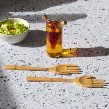 Imagem de Galheteiro Elegante em Vidro 2 em 1 para Azeite e Vinagre  Design Sofi