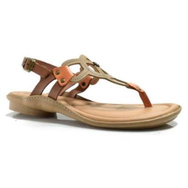 Imagem de Sandália de Couro Feminina New Face 37338-Feminino