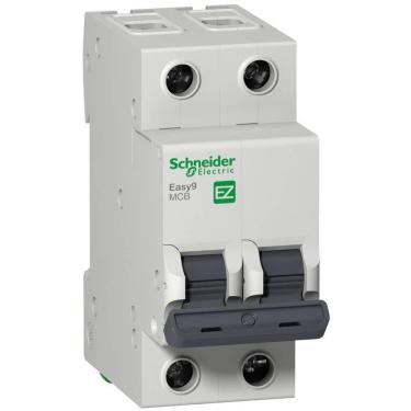 Imagem de Disjuntor Easy9 2p com Curva C de 50 Ampères E 400 Volts Ez9f33250 Schneider Disj.easy9...