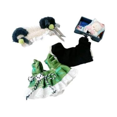 Imagem de Roupas E Acessórios Para Bonecas De Pelúcia Mini De 17cm, Conjunto Par