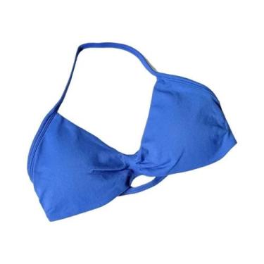 Imagem de Top Esportivo Feminino Acolchoado Com Costas Abertas, Tipo Halter, Par