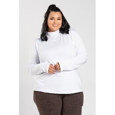 Imagem de Blusa Cacharréu Feminina Manga Longa Plus Size Térmica Peluciada - Ser