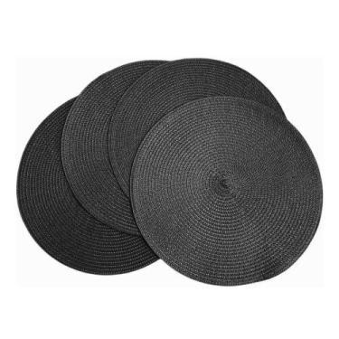 Imagem de Jogo Americano Redondo 4 Unidades 38cm - Gira Comercio Importacao e Ex