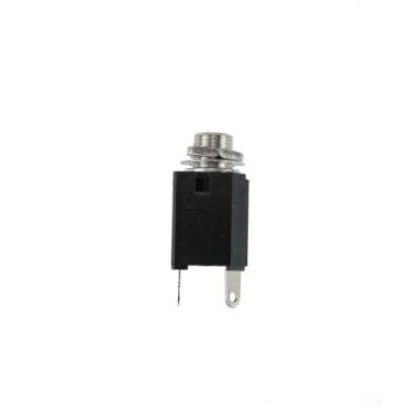 Imagem de Kit 25 Conector Jack J10 Mono Circuito Aberto Capa 2Terminal - TBLACK