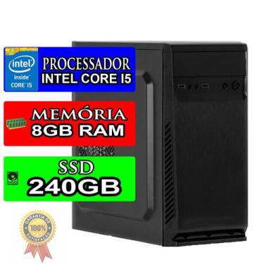 Imagem de Computador Desktop Intel Core I5 3.2GHZ 8gb ssd 240gb * ultra-velocida