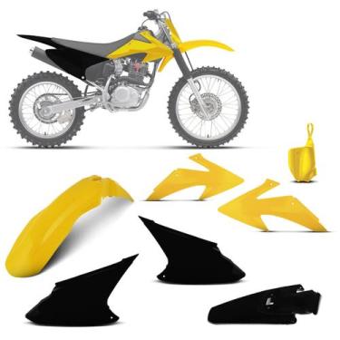 Imagem de Kit Plástico Exclusivo Crf 230f 2008 À 2014 - 5 Itens (Cores) - Pro to
