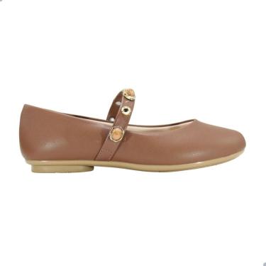 Imagem de Sapatilha Feminino Moleca Marrom 5094