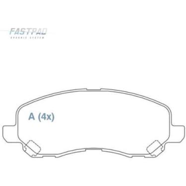 Imagem de Pastilha de Freio Jeep Compass 2011 a 2015 WILLTEC FP592