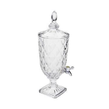 Imagem de Suqueira Makeda 3L Dispenser de Bebidas em Cristal Design Robusto e Elegante para Festa e Casamento Yeet