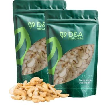 Imagem de Castanhas de Cajú em Bandas Crua 2Kg - D&A Naturals