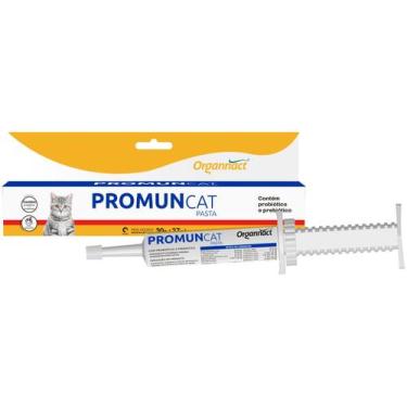 Imagem de Promun Cat  Pasta  Suplemento Vitamínico para Gatos 27ml Organnact, 27