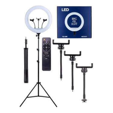 Imagem de Iluminador Led Ring Light De 18 Polegadas Lives Tripé 215cm