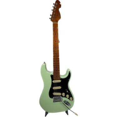 Imagem de Guitarra Michael ST GM222N Stratocaster Verde Claro Cod 19015