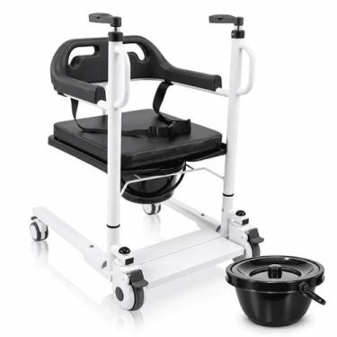 Imagem de Cadeira De Transferência Manual D80 Até 135Kg 5 Em 1 Dellamed