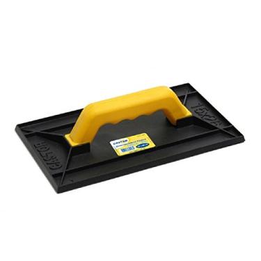Imagem de Desempenadeira Pvc CASTOR, 900018, 15X26 Lisa Amarelo e preto