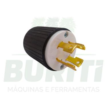 Imagem de Plug 4 Pinos 220V Para Motor B4T2500 5000 6500 12000 BD 7000ES Branco 12701570