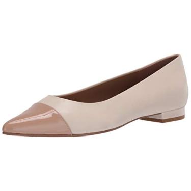 Imagem de Aerosoles Sapatilha feminina Farmingdale Ballet, Couro de osso, 6 Wide