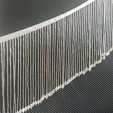 Imagem de 1 jarda 90cm Cristal Borla Renda Aparas Fitas Tubo Frisado Tecido de Renda Cortina de Costura Diy Vestido de Noiva Saia Materiais Feitos à Mão, 01