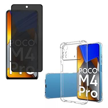 Imagem de Kit Capa Anti Impacto e Película Anti Spy Privacidade Xiaomi Poco M4 Pro (M4 Pro)