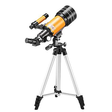 Imagem de Telescópio HD Astronomical Teleskope com visão noturna e à prova d'água, 30070 4k 70 mm Super Telephoto Zoom Monocular Telescope, com tripé e acessórios para celular com tripé Double the comfort