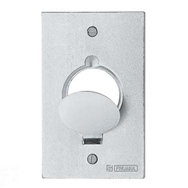 Imagem de Tampa unha simples para caixa de piso 4x2 cromada Tramontina