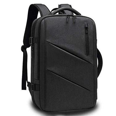 Imagem de Mochila durável com interface USB, mochila de computador de trabalho para viagens de negócios, grande bolsa escolar para homens/mulheres, leve ao ar livre