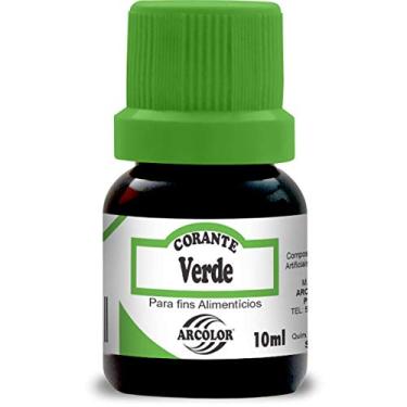 Imagem de Corante Liquido Verde 10Ml. - Caixa Com 12 Arcolor Verde