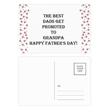 Imagem de Dad Promoted to Grandpa Father's Festival Christmas Christmas Flower Celebration Cartão postal Blessing Mailing Card