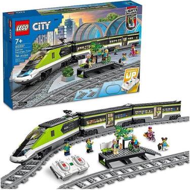 Imagem de Blocos De Montar - Trem De Passageiros Expresso Lego Do Brasil