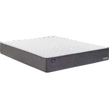 Imagem de Colchão Super King 193x203x26cm Molas Superlastic Nassau Mannes Branco/Cinza