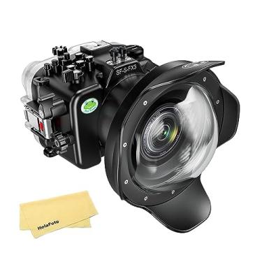 Imagem de Seafrogs Underwater Housing para Sony Alpha FX3 I FX30 WA005F Dome Port Kit [40M/130FT] Caixa impermeável Caixa de mergulho para Sony ILME FX3 I FX30 16-35mm F2.8, 24-105mm F4 G