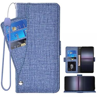 Imagem de Asuwish Capa de telefone para Sony Xperia 1 II 2 / Experia 1II 5G Capa carteira com protetor de tela de vidro temperado Flip porta-cartão de crédito com suporte para celular Experia1ii XQ-AT52 XQ-AT51