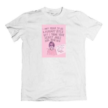 Imagem de Camisa I Don't Mean To Be A Feminist Bitch - Hippo Pre