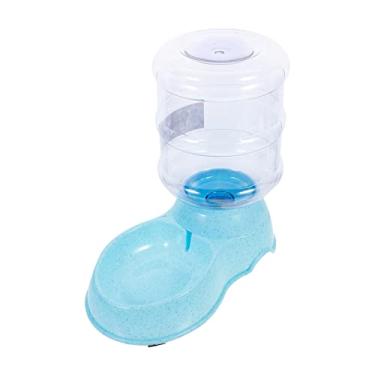Imagem de Hemobllo Dispensador automático de água para gatos, bacia de água potável, alimentador automático de gatos, alimentador automático para cães e gatos e alimentador automático de ração para cães