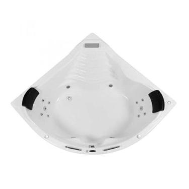 Imagem de Banheira Hidromassagem Astra Acapulco Super Luxo 166cmx211cmx49cm - 04 Jatos Acrílico P3 Com Aqueced 110V