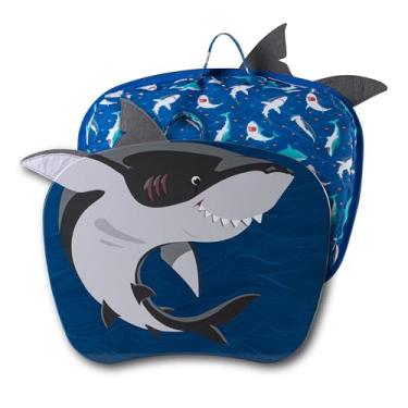 Imagem de LAPGEAR Mesa de colo Lap Pets para crianças Lil' Kids – Shark – Serve para laptops de até 11,6 polegadas – Estilo nº 46753